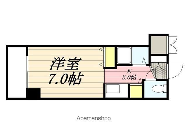 メゾン・ド・デトロワ(1K/9階)の間取り写真