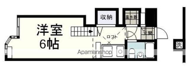 メゾンド・ジュネス(ワンルーム/3階)の間取り写真