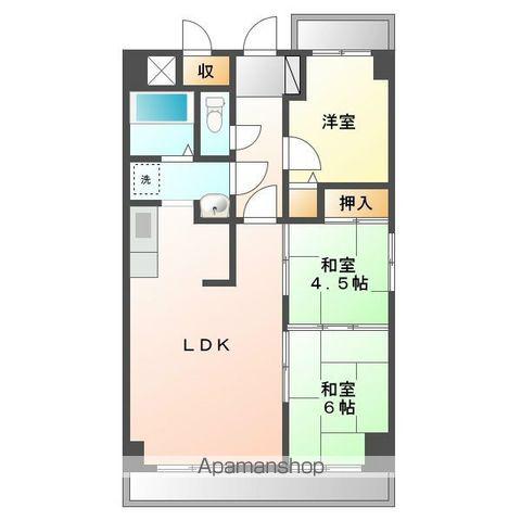 カドーロ壱番館(3LDK/5階)の間取り写真