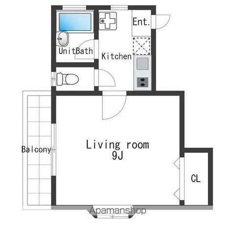 セレナ椎名町(1K/3階)の間取り写真