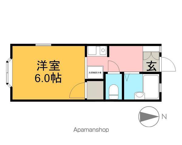 レジデンス土岐口(1K/2階)の間取り写真