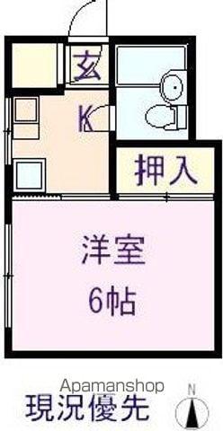 ODYビル(1K/1階)の間取り写真