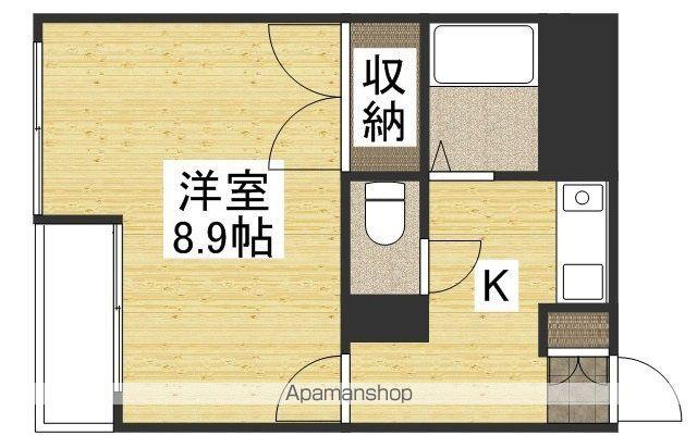 グリーンピア21(1K/3階)の間取り写真