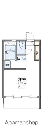 レオパレスふなとやま(1K/1階)の間取り写真
