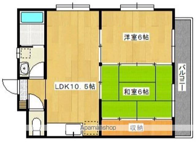 FARM YARD(2LDK/3階)の間取り写真