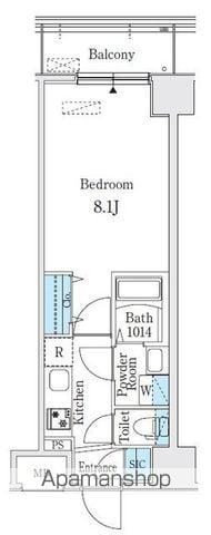 プレイズシード名駅北(1K/2階)の間取り写真