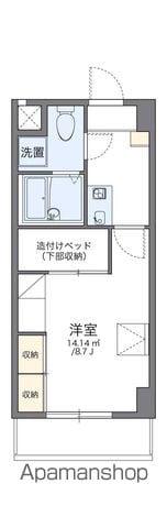 レオパレスさくら中央(1K/2階)の間取り写真