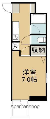 フラットリア仙台駅東(1K/3階)の間取り写真