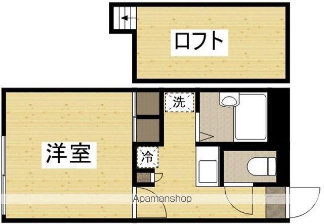 レオパレスR250岡山東(1K/1階)の間取り写真