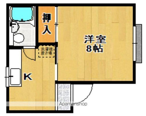 小林コーポ(1K/2階)の間取り写真