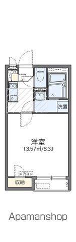 レオネクストDREAM(1K/2階)の間取り写真