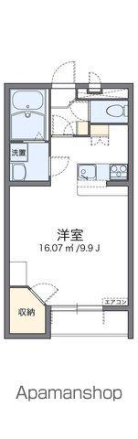 レオパレスKOMOTO足利(1K/2階)の間取り写真