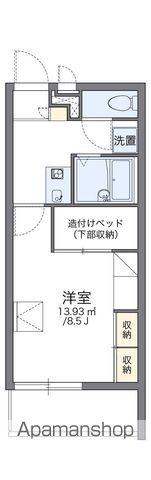 レオパレスCASAみのまーじゅ(1K/1階)の間取り写真