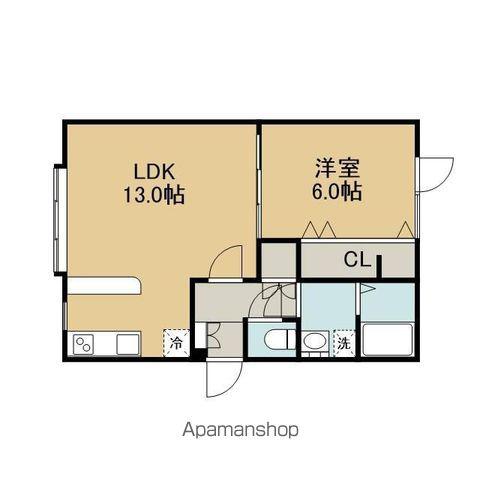 グランメゾン(1LDK/1階)の間取り写真