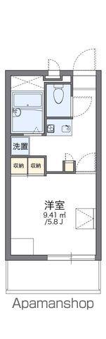 レオパレスNAKANISHI(1K/1階)の間取り写真