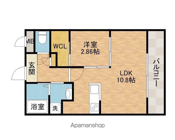 GRANCHE LIERRE グランシェ リーエ(1LDK/3階)の間取り写真