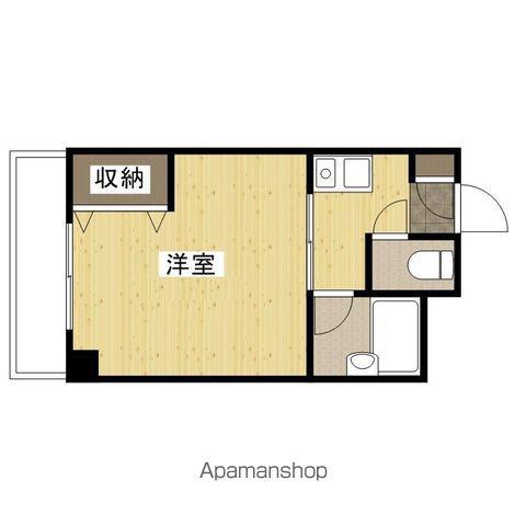 GRACIEUX河原町(1K/7階)の間取り写真