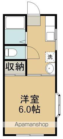 コーポ花長A棟(1K/1階)の間取り写真