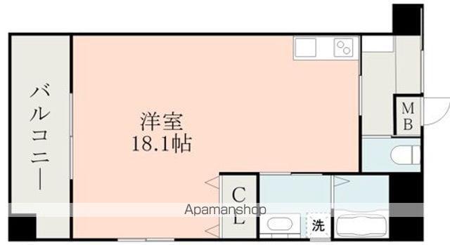 豊前街道の館(ワンルーム/2階)の間取り写真