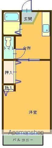 ディアスセフィラ95(1K/1階)の間取り写真