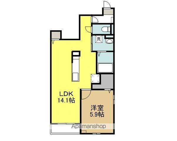 グランレジェンドⅡ(1LDK/1階)の間取り写真