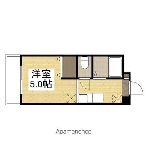 マルシェ書写(1K/3階)の間取り写真