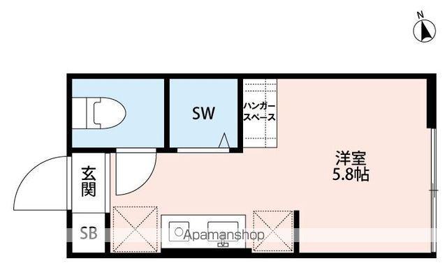 HEIM-MY DREAM HOUSE(ワンルーム/3階)の間取り写真