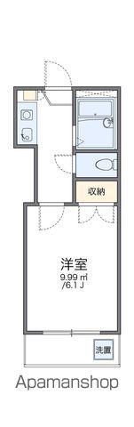 レオパレス板付Ⅱ(1K/2階)の間取り写真