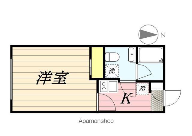 アレス中野(1K/3階)の間取り写真