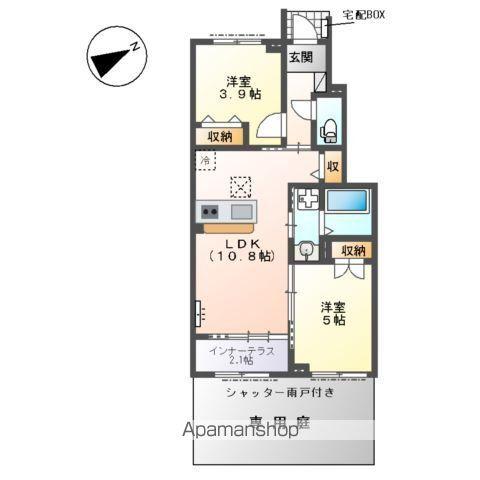 ステラ ハウス(2LDK/1階)の間取り写真