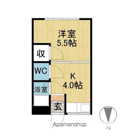 RIO CEREZO(1K/3階)の間取り写真