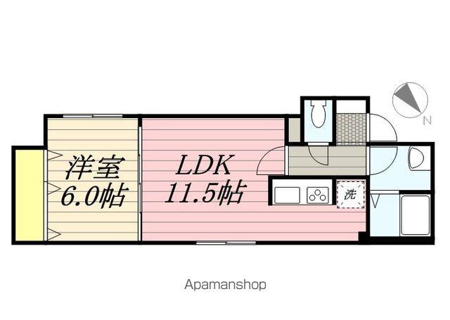GOL D.ACE(1LDK/3階)の間取り写真