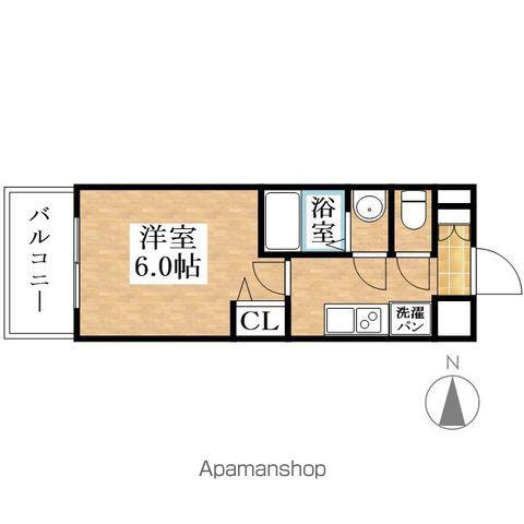 プレサンス尾張一宮ジュレア(1K/8階)の間取り写真