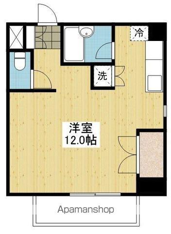 シャルマンコーポ湊町(ワンルーム/7階)の間取り写真