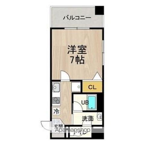 CITY SPIRE 名古屋本陣(1K/6階)の間取り写真
