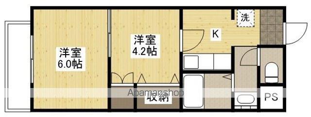 ハートレイク マンション(2K/3階)の間取り写真