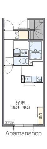 レオネクストエスタシオネス(1K/1階)の間取り写真