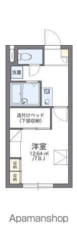 レオパレス越前谷(1K/3階)の間取り写真