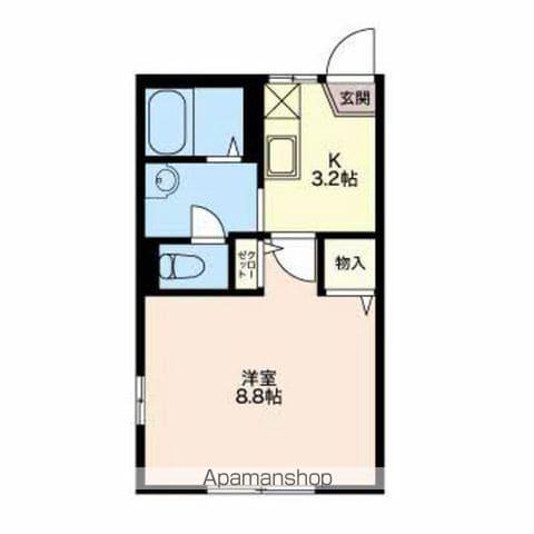 サライ21 AB棟(1K/2階)の間取り写真