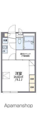 レオパレスルミエール(1K/2階)の間取り写真