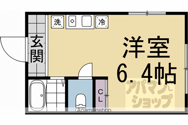 MAISON90(ワンルーム/1階)の間取り写真