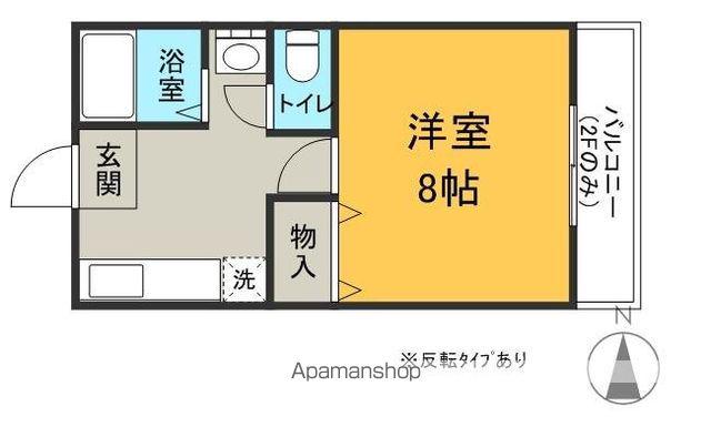 サニーハイツ(1K/1階)の間取り写真