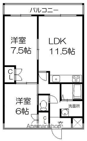 ESPERANZA173(2LDK/1階)の間取り写真