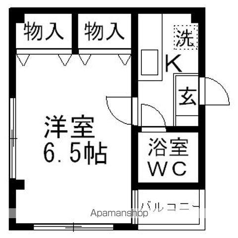 高円寺MハウスA棟(1K/3階)の間取り写真