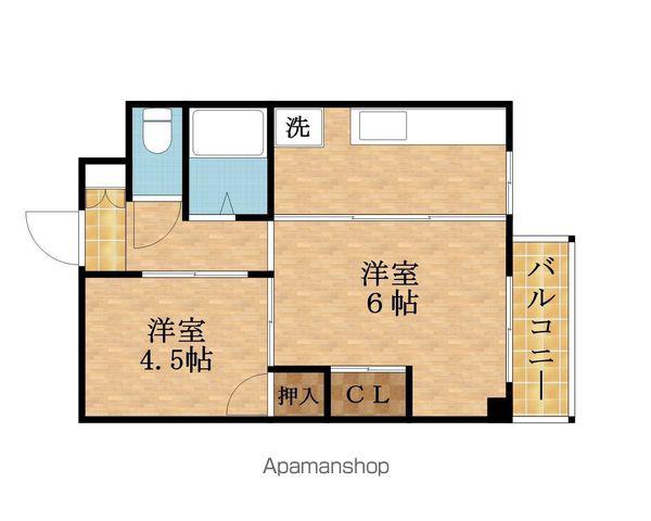 エルパラッツォ京橋(2K/3階)の間取り写真