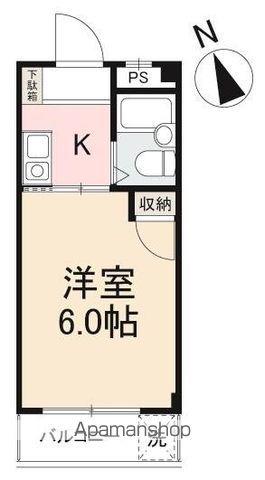 リブ西宝(1K/2階)の間取り写真