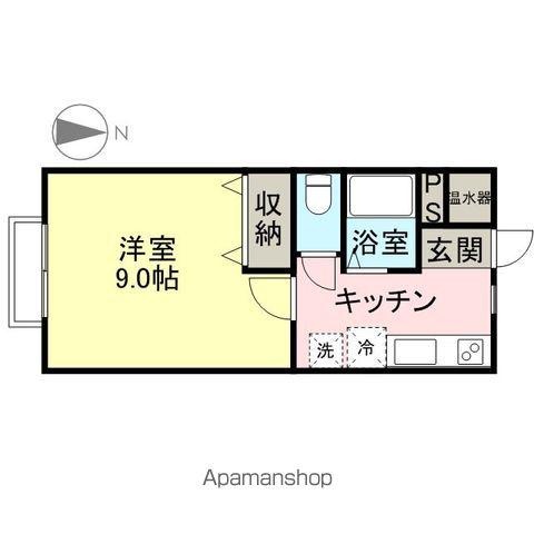 エクセル春日野(1K/1階)の間取り写真