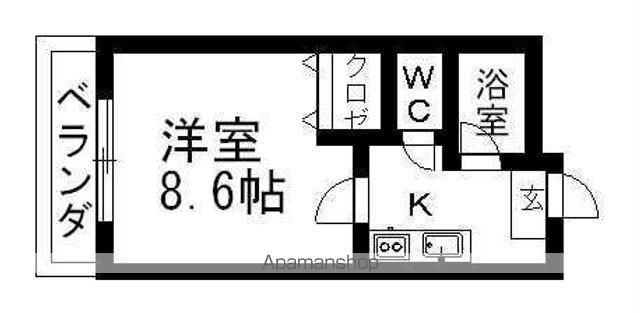 アーバンヒルズ(1K/2階)の間取り写真