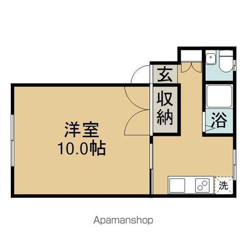 フォースSEIYO(1K/2階)の間取り写真