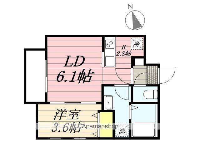 CHERIM西鉄久留米Ⅳ(1LDK/3階)の間取り写真